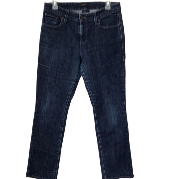 Levis Womens Jeans Size 6 S/C The Original Mid Rise Skinny Dark Wash 5 Pocket - Picture 1 of 6